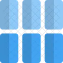 Three column vertical grid  Icône
