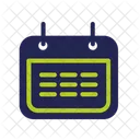 Three Date Calendar Date Icône