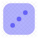 Three Dice Dice Gambling Icon