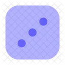 Three Dice Dice Gambling Icon