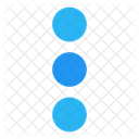 Three dots  Icône
