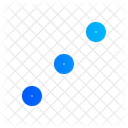 Three Dots Points Diagonal Ui User Interface Icon