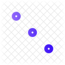 Three Dots Points Diagonal Ii Menu Sidebar Icon