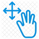 Three Finger Hold  Icon