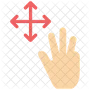 Three Finger Hold  Symbol