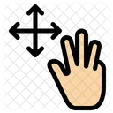 Three Finger Hold  Icon
