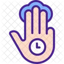 Three finger holding  Icon