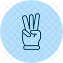 Three Finger Pentaglow Icon