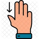 Three Fingers Expression Fingers Icon