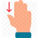 Three Fingers Expression Fingers Icon
