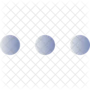 Horizontal Dots Menu Icon