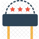 Three Star Hotel Icon