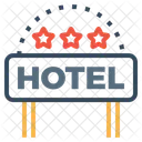 Three Star Hotel Icon