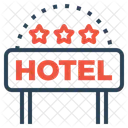 Three Star Hotel Icon