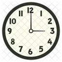 Three o'clock  Icon
