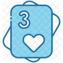 Three Of Heart Icon