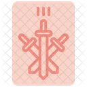 Three Of Sword Loss Tarot Icon
