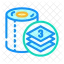 Three Ply Toilet Icon