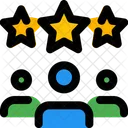 Three People Relation People Hierarchy Connection Icon