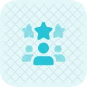 Three People Relation People Hierarchy Connection Icon