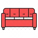 Three Set Sofa Sofas Couch Set Icon