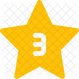 Three Star  Icon