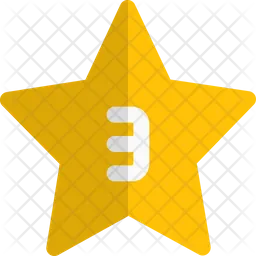 Three Star  Icon