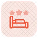 Three Star Bed  Icon