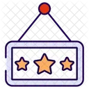 Three Star Board Hanging Board Three Star Icon