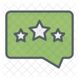 Three Star Comment  Icon