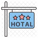 Hotel Threestar Nameplate Icon