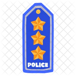 Three star police rank  Icon