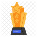 Three star Trophy  Icon