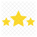 Three Stars Icon