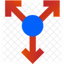 Colored Arrows Arrow Direction Icon