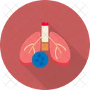 Quit Smoking Cancer Cigarette Icon