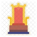 Throne Chair Seat Icon