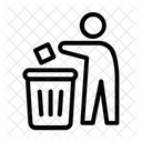 Throw garbage  Icon