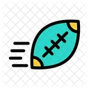 Rugby Werfen Ball Symbol