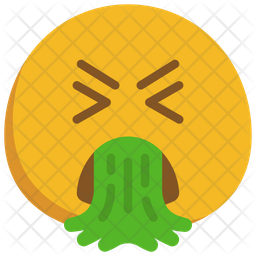 Throwing Emoji Icon - Download in Flat Style