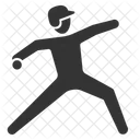 Throw Pitch Pitcher Icon