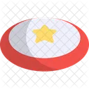 Throwing Disc Frisbee Toy Icon