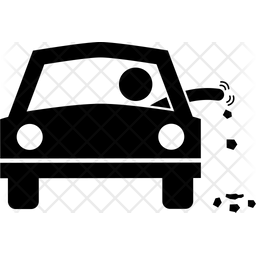 Throwing garbage Icon