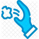 Throwing Trash Disposal Icon