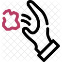 Throwing Trash Disposal Icon
