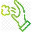 Throwing Trash Disposal Icon