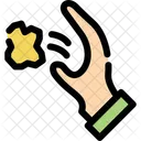 Throwing Trash Disposal Icon