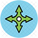 Throwing Stars Ninja Icon