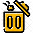 Throwing Trash Disposal Icon
