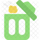 Throwing Trash Disposal Icon